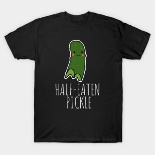 Half-Eaten Pickle Funny T-Shirt